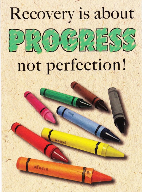 Progress Not Perfection Card